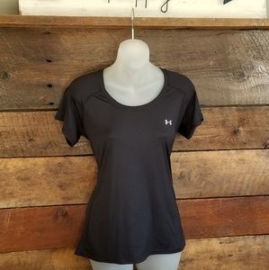 Under Armour Semi-Fitted Black Shirt Medium NWOT